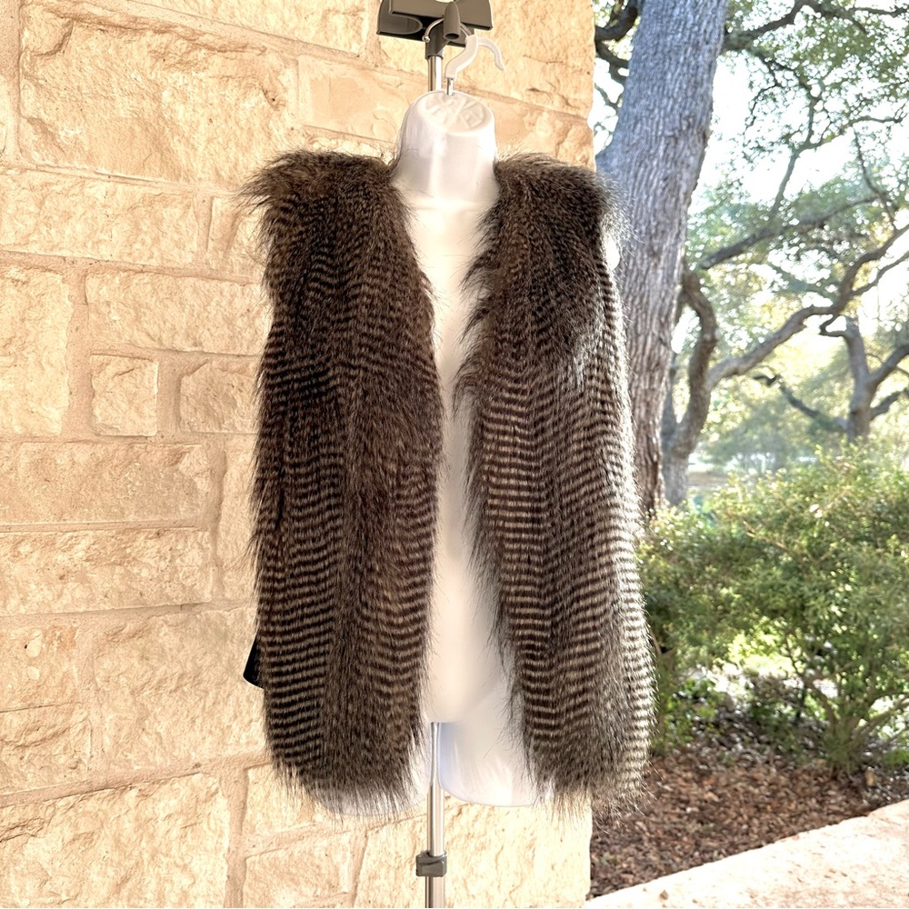 Forever 21 Brown Faux Fur Teddy Jacket - Picture 1 of 6